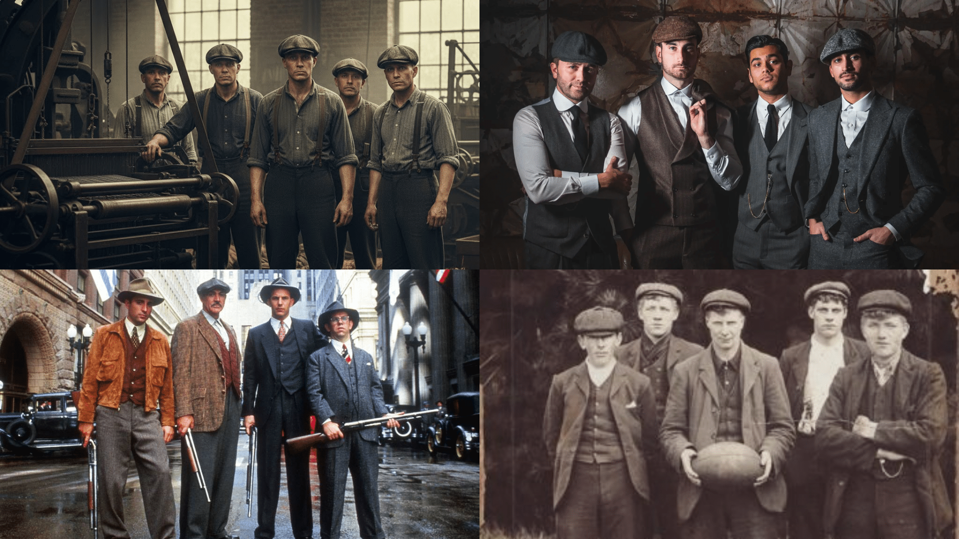 1920s men fashion gangster