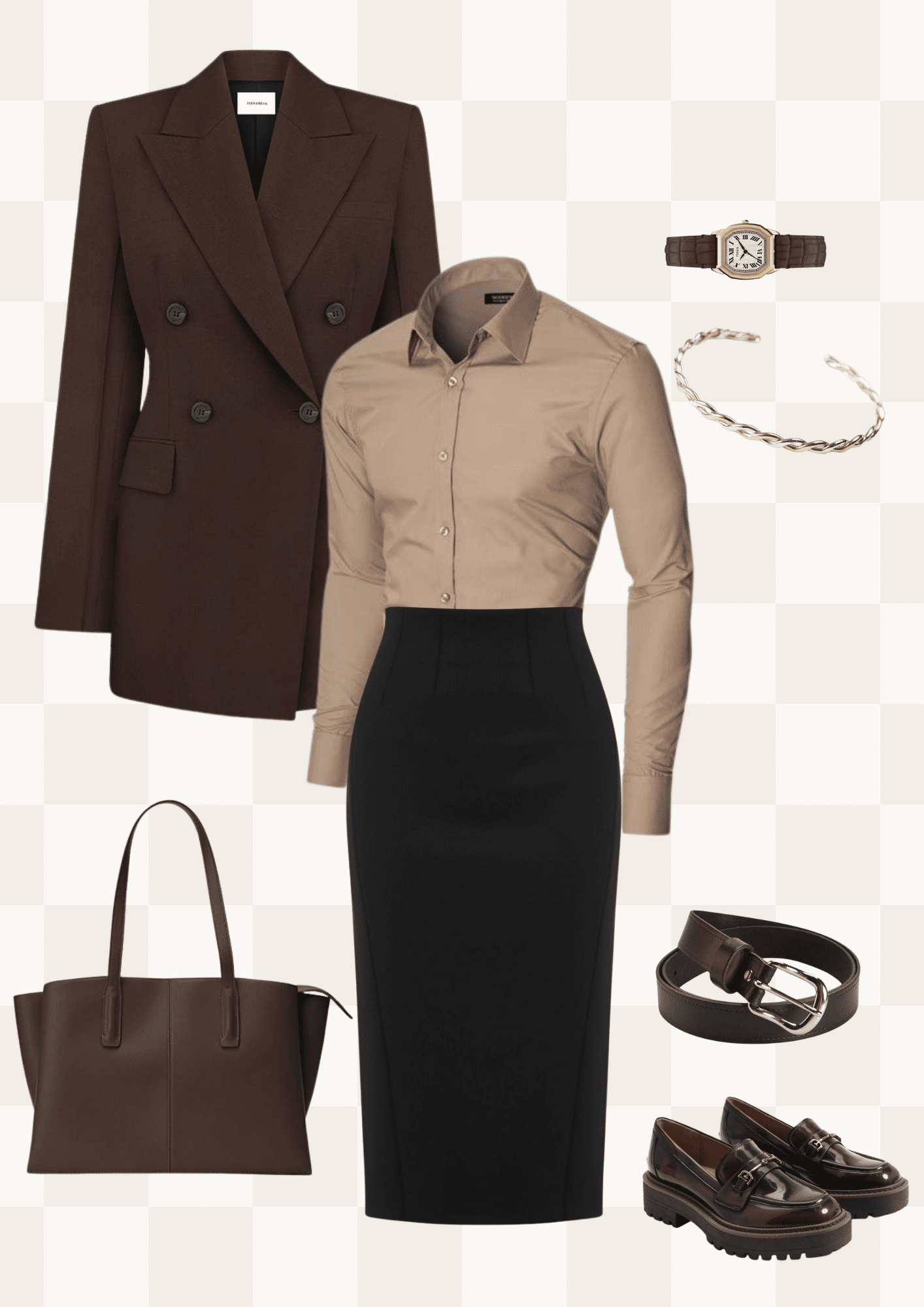 black-and-brown-professional-outfit