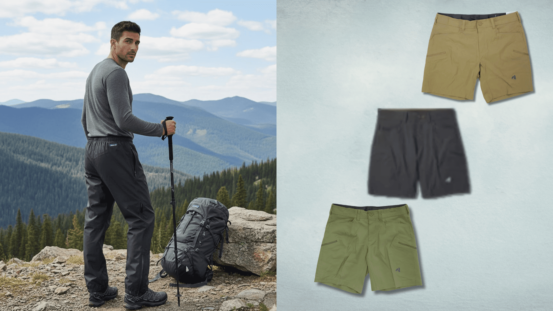 casual hiking outfits men
