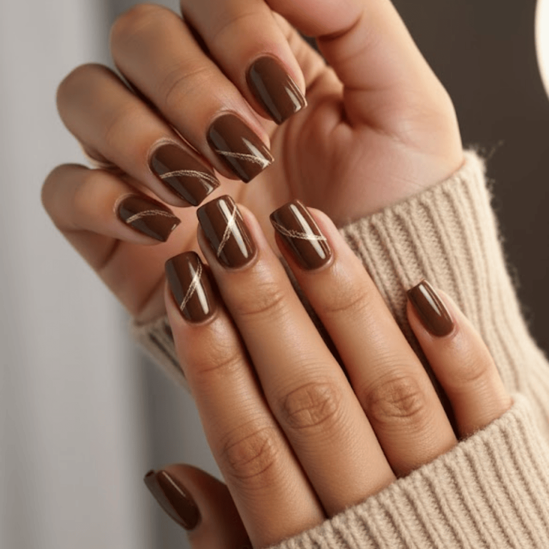 classic winter nails design