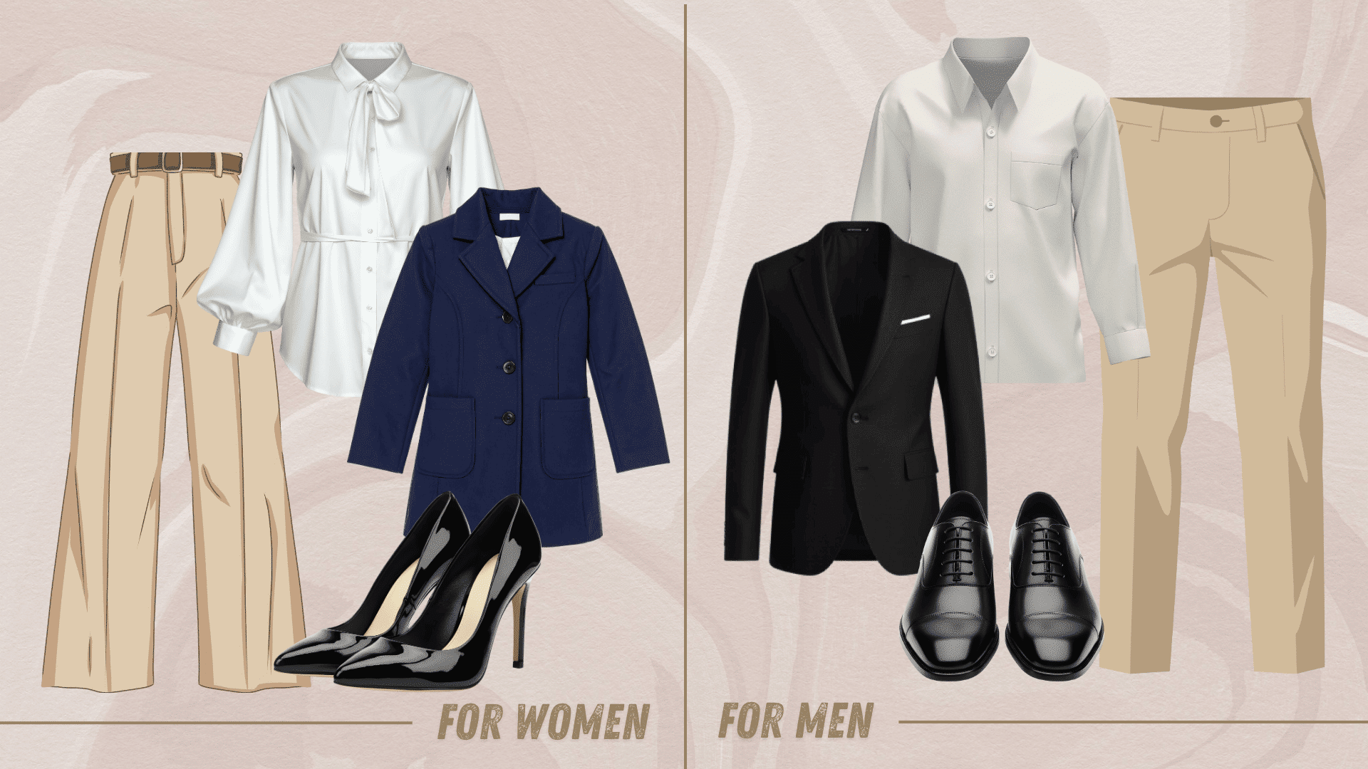 colors that go with khaki pants for a professional look