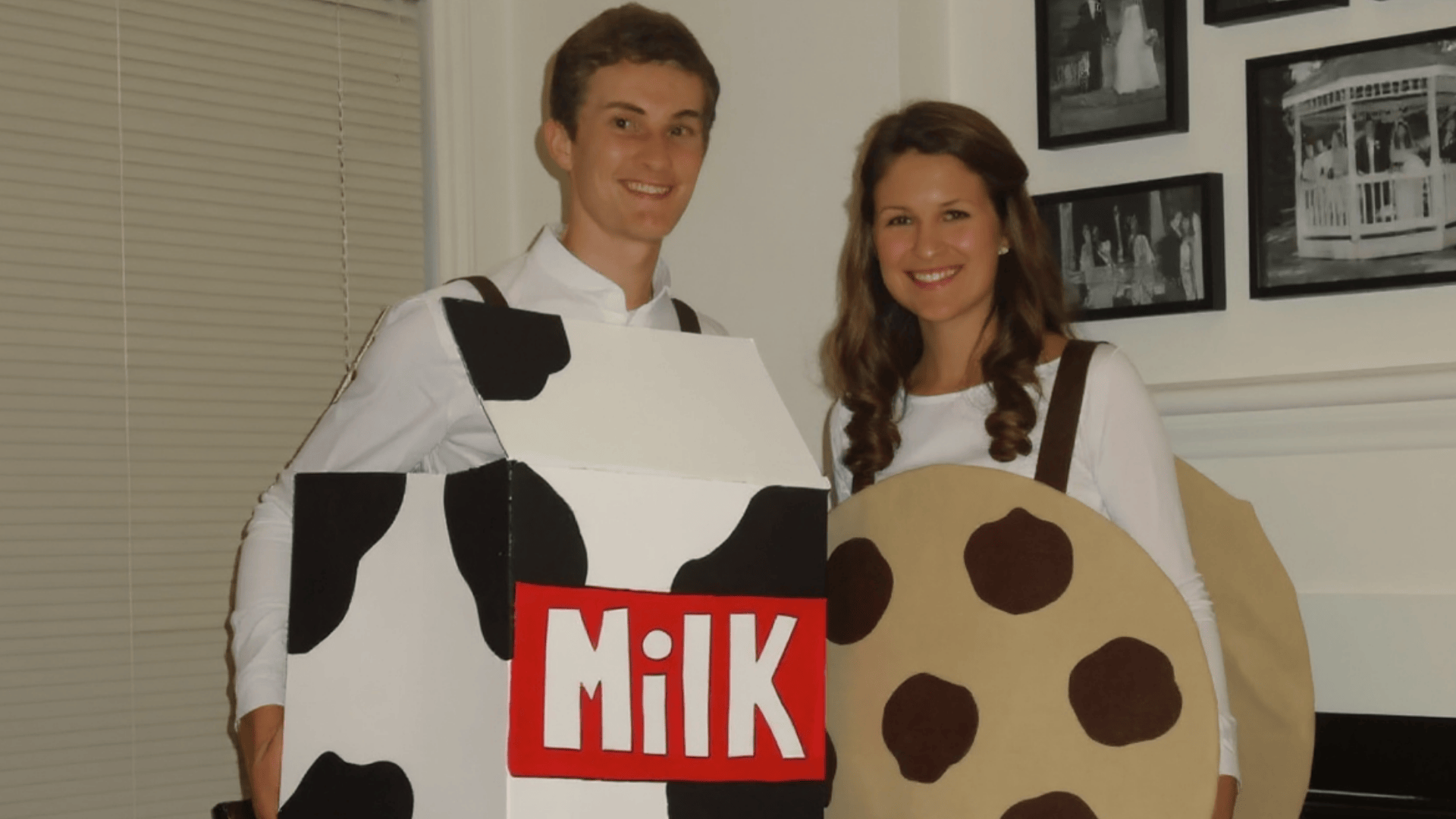couple costume idea milk and cookies