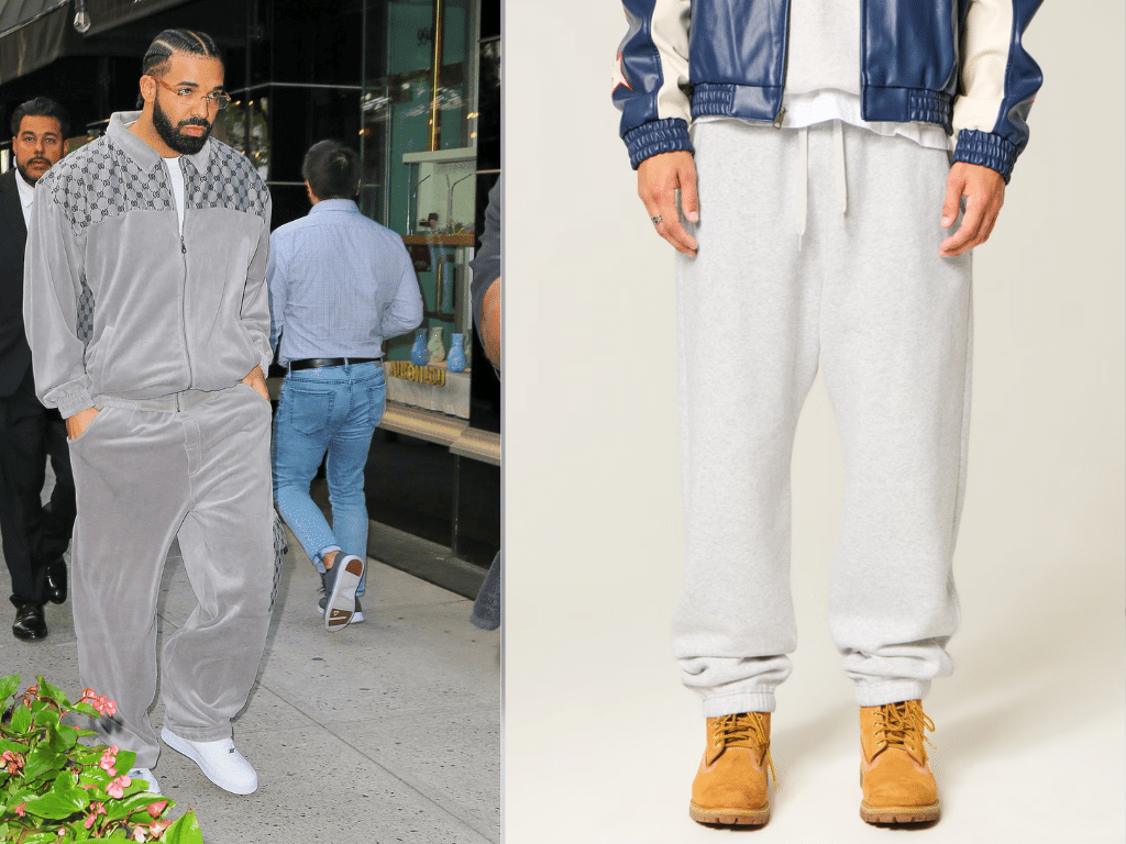drake's joggers styling tips