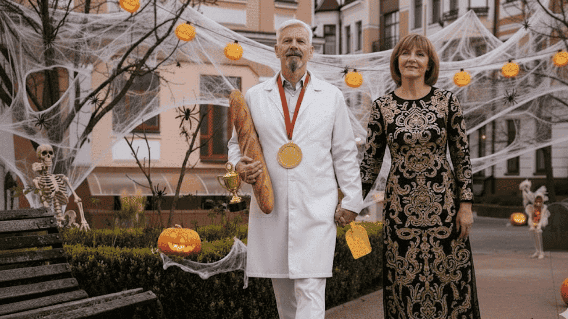 funny halloween costumes bread winner and gold digger