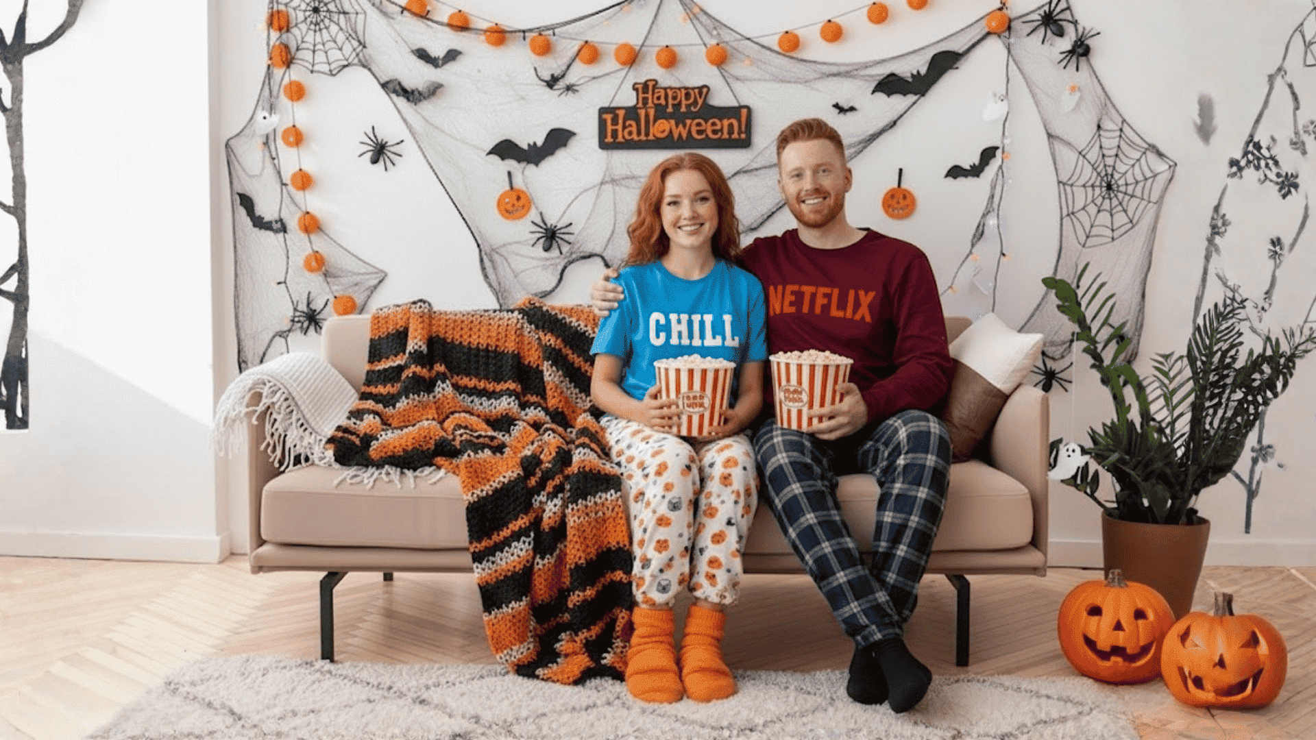 funny halloween costumes netflix and chill