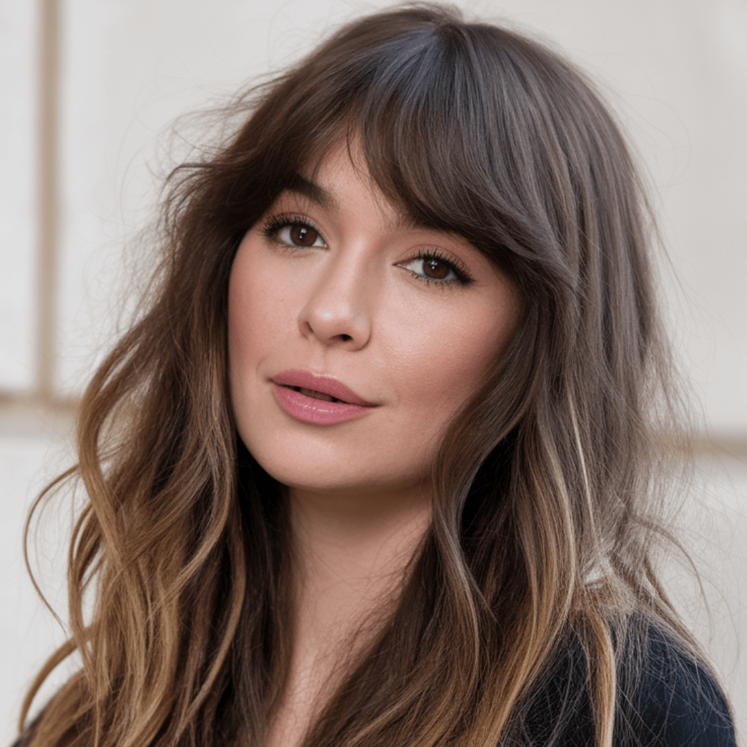 how to style bangs