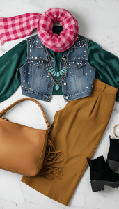 maximalist fashion texture and shape