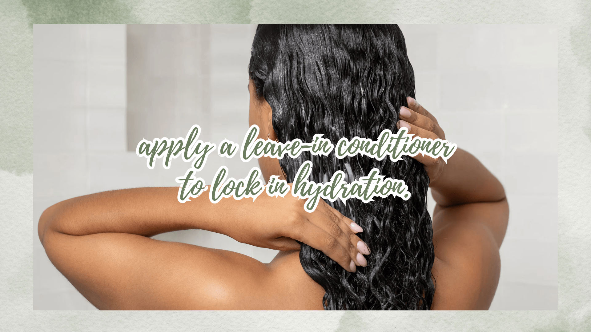 moisturizing curly hair