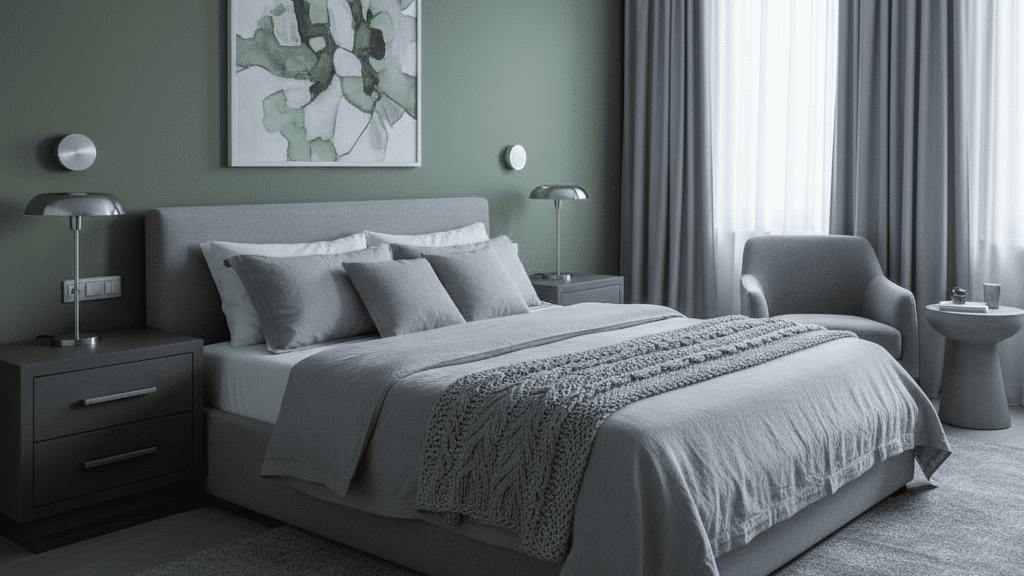 olive green bedroom ideas