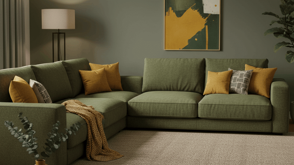 olive green mustard tinge ideas