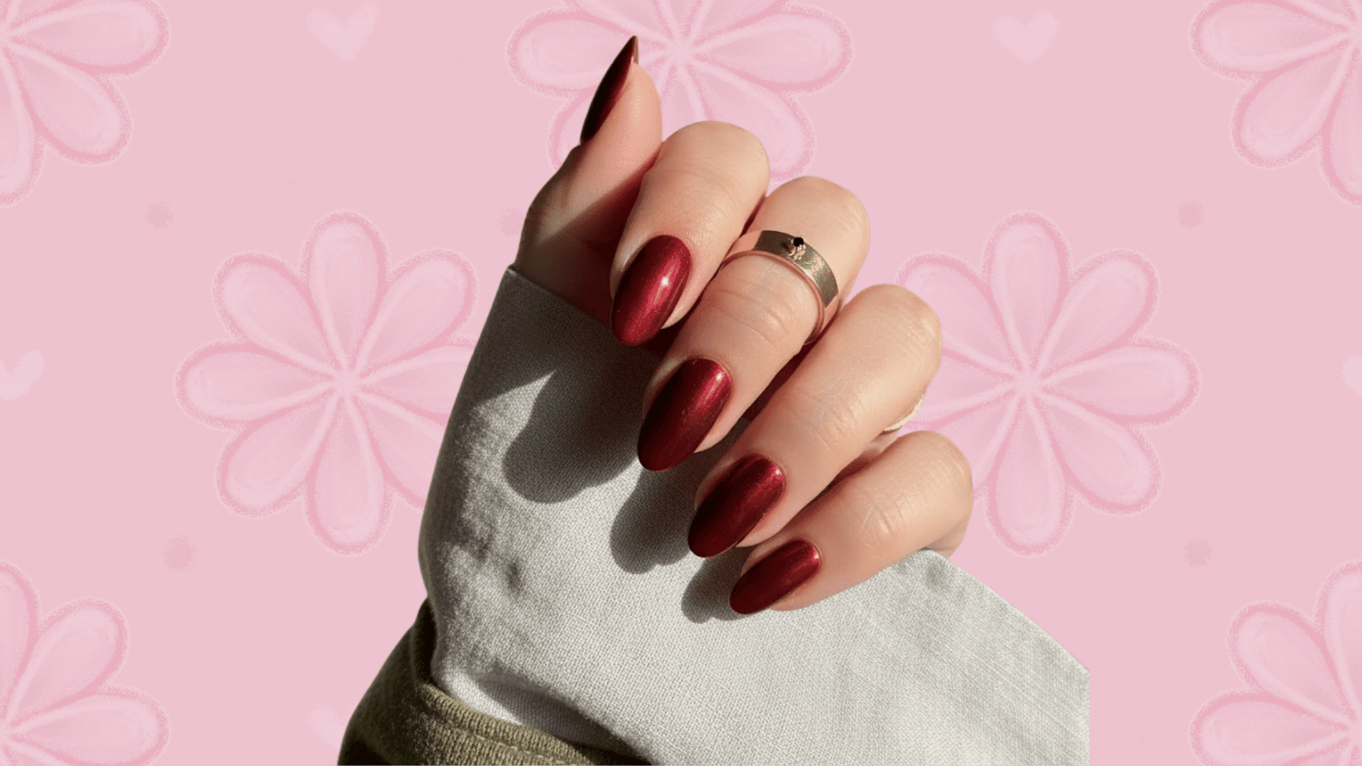 red nails ideas fall