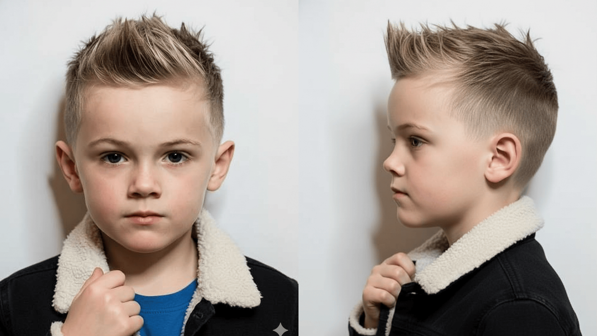 spiky fade haircut for boys