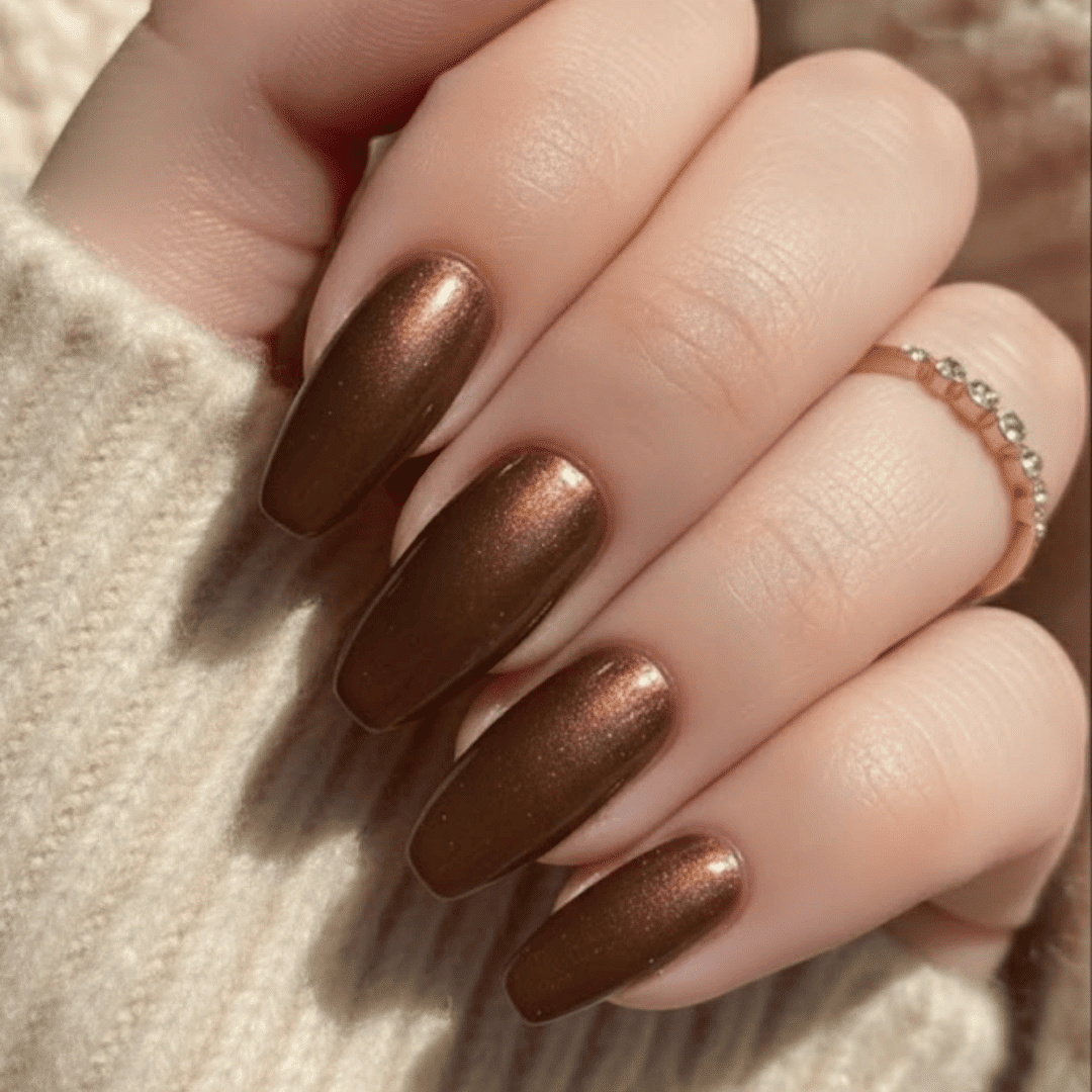 vintage winter nails