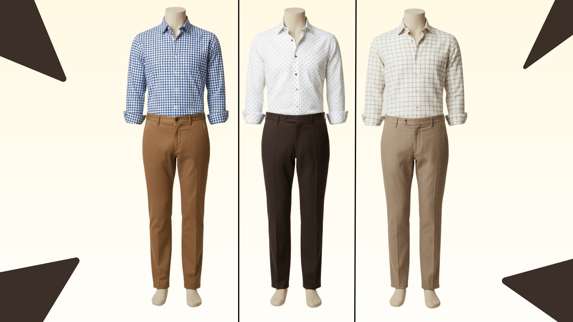 what color jacket goes with brown pants