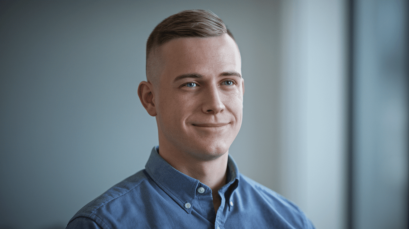 air force tapered style haircut