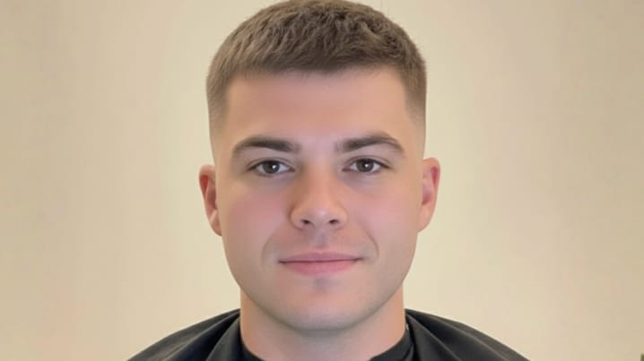 crew cut for oval face