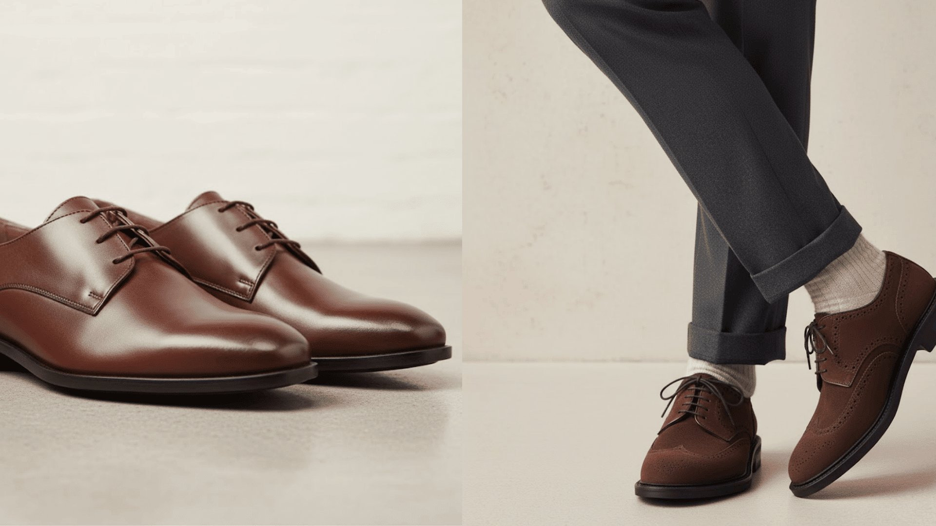 derby shoes plain and suede
