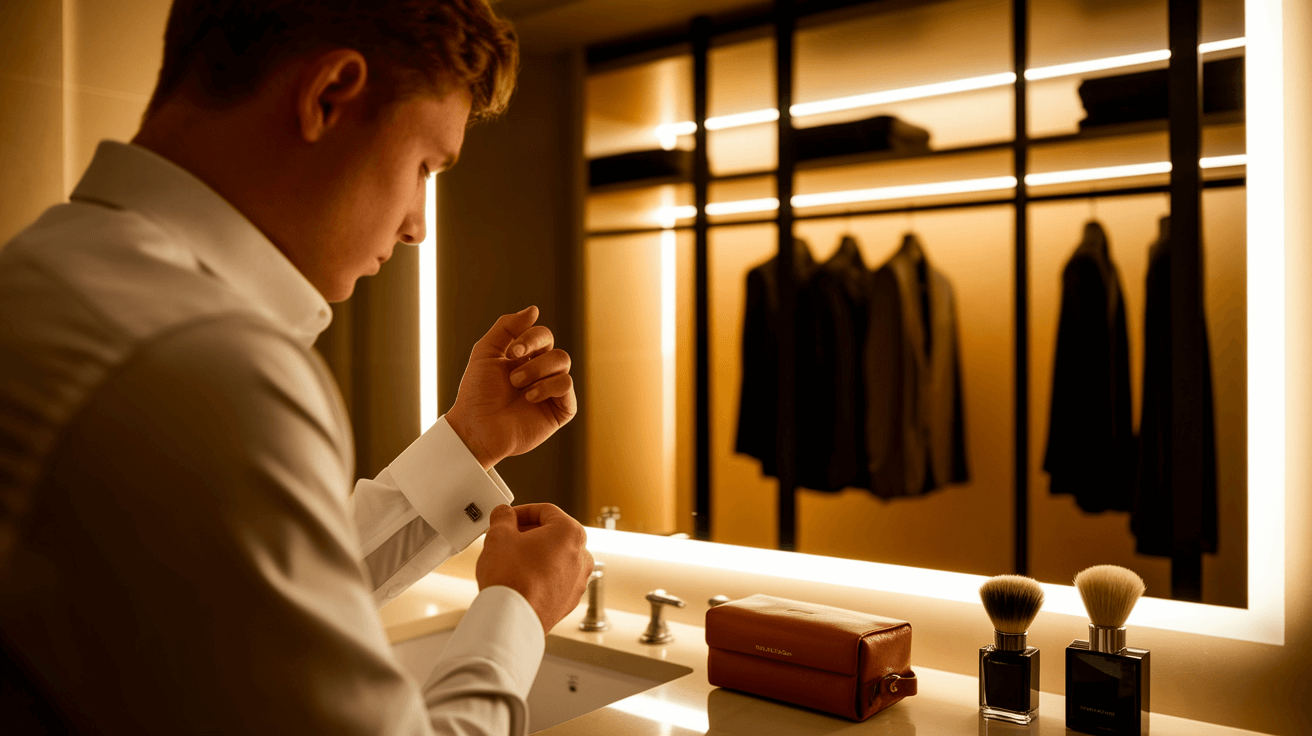 european men's fashion grooming