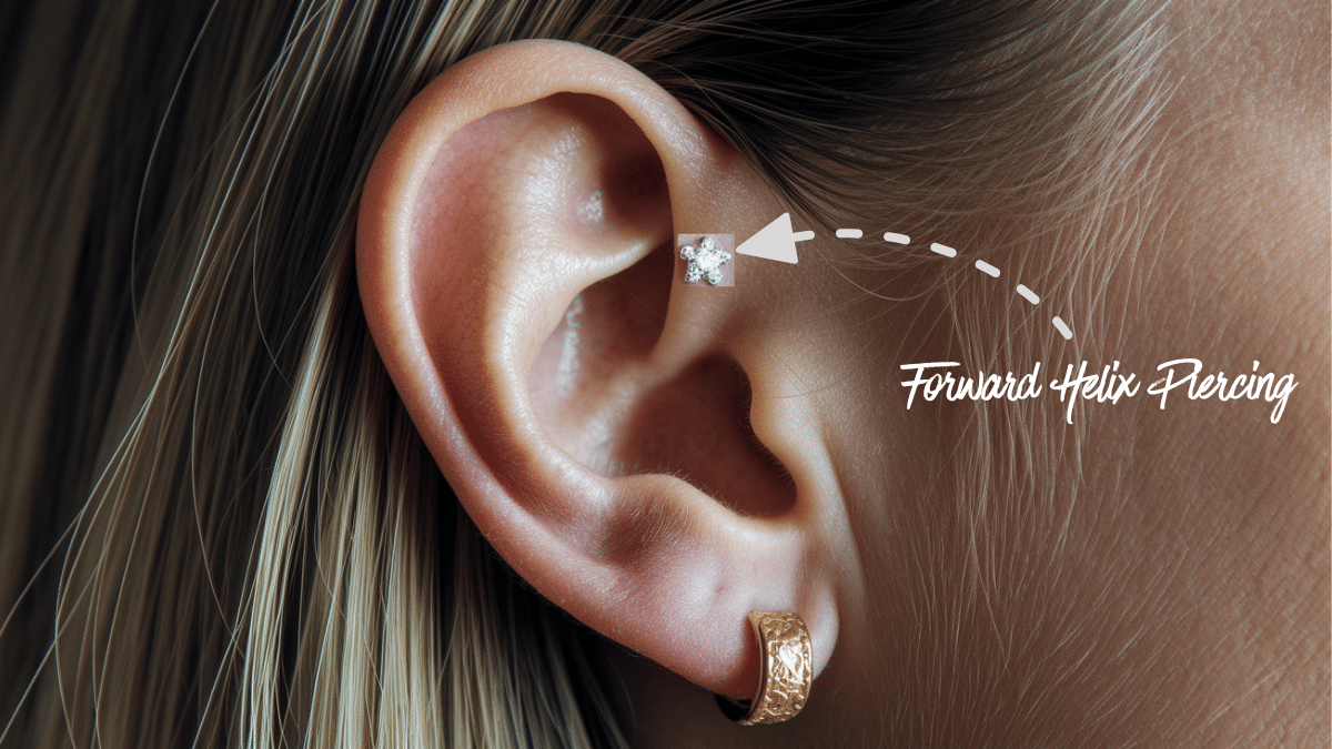 forward helix piercing