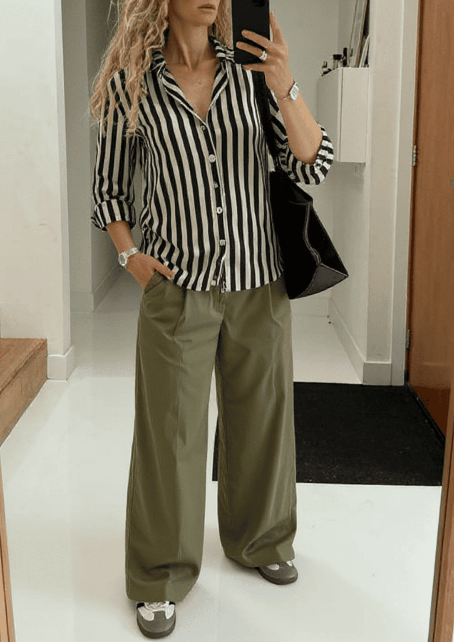 green pant matching shirt