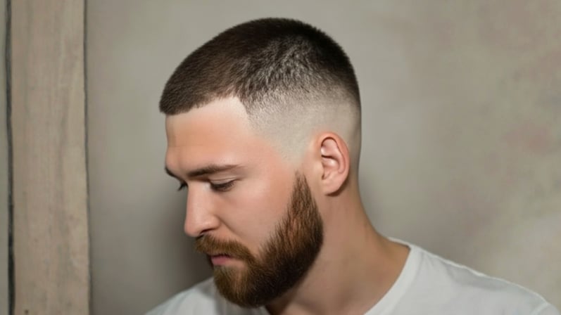 high tight cut for oval face