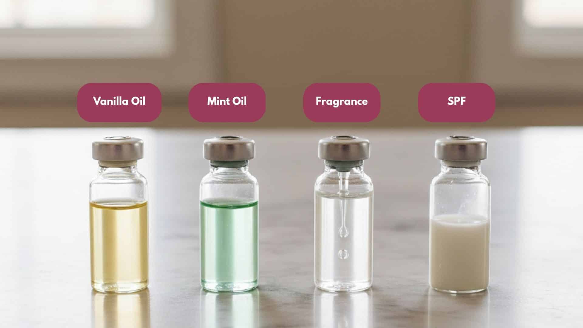lipgloss additives flavouring-agents