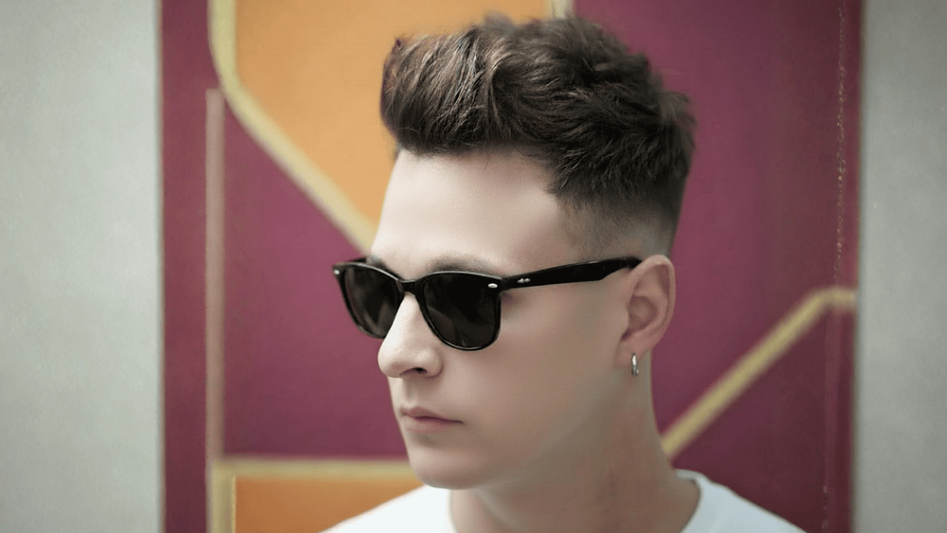 messy quiff haircut for oval faces ideas