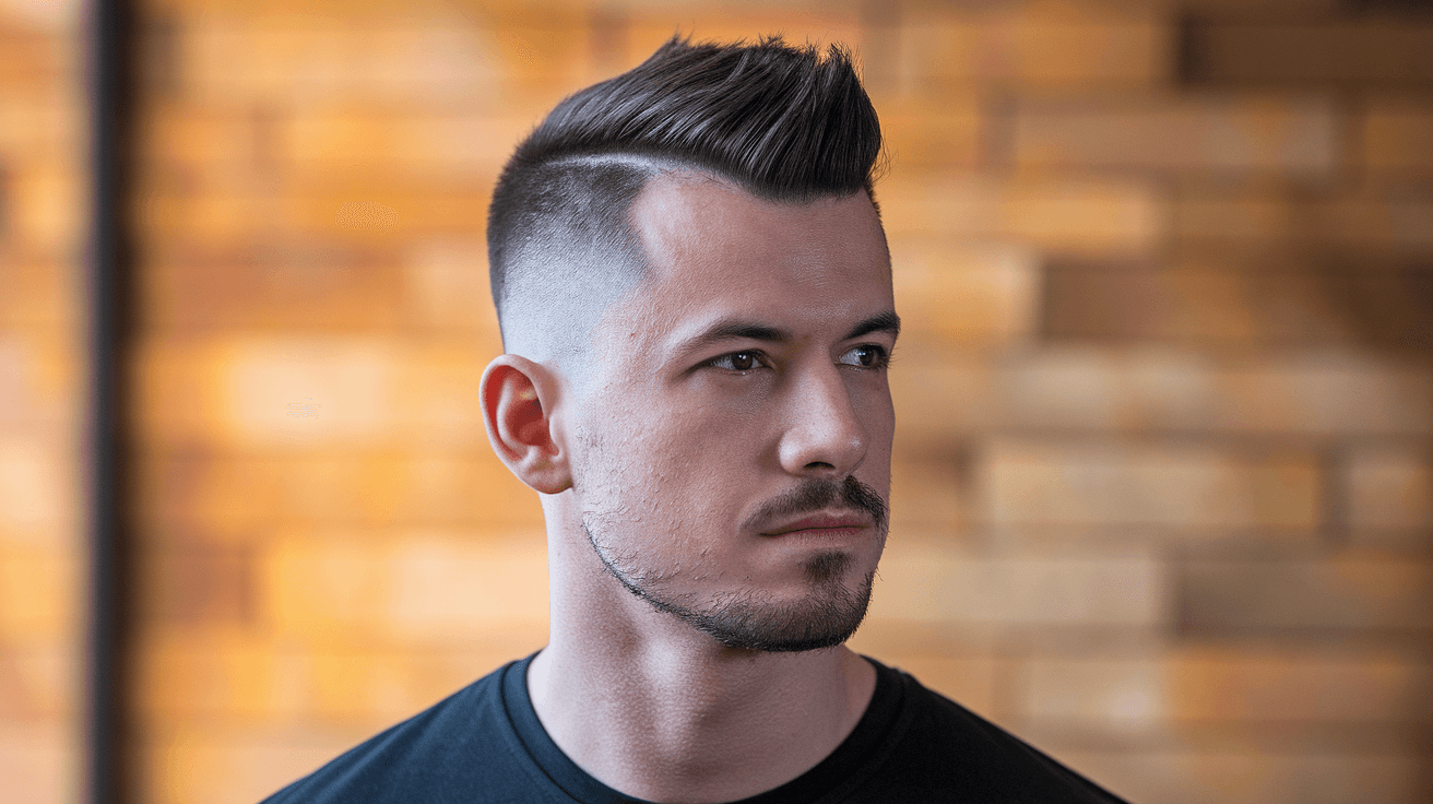 military faux hawk haircut