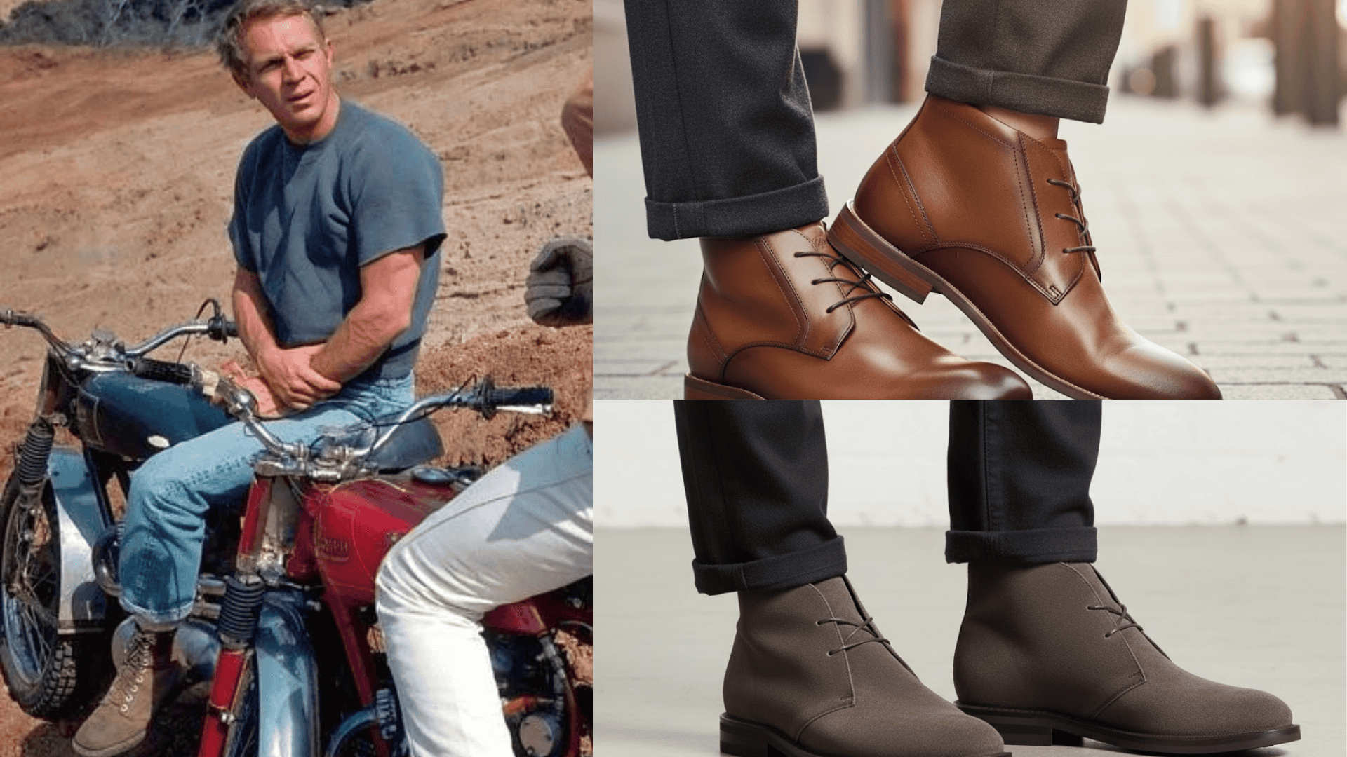 steve mcqueen the great escape chukka shoes