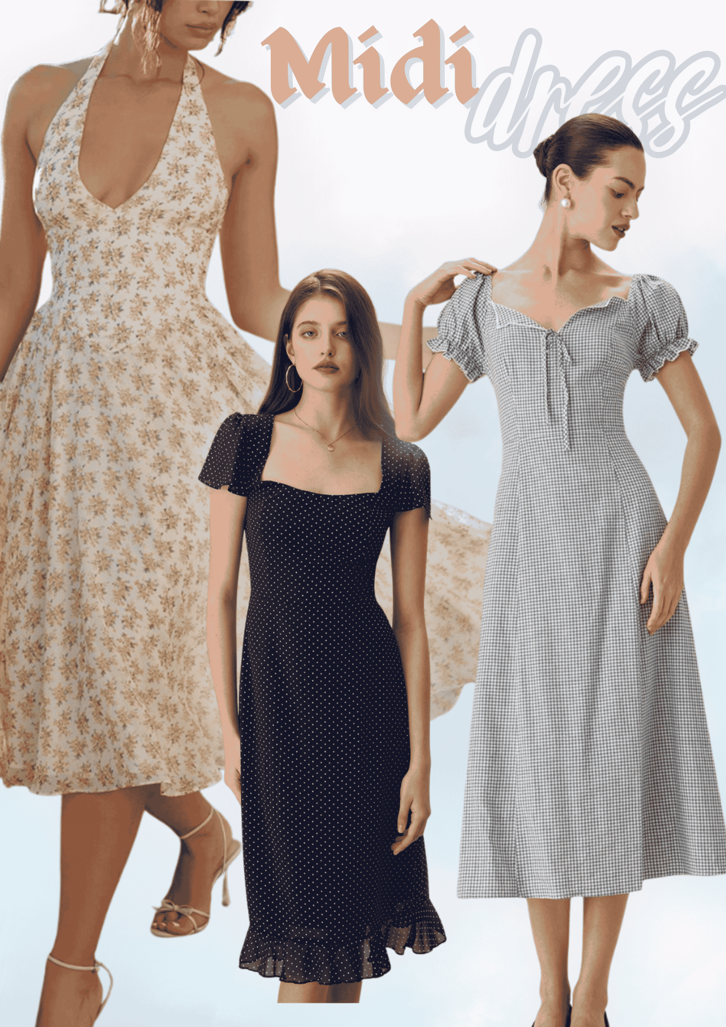 styles of midi dresses