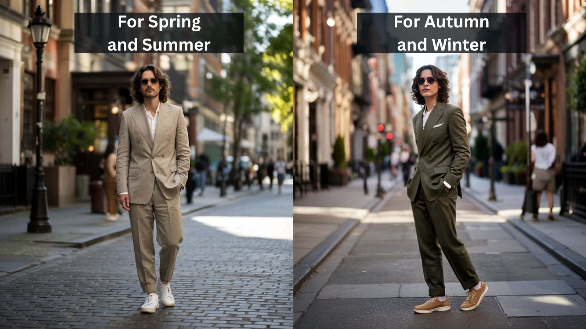 suits with sneakers seasonal outfits