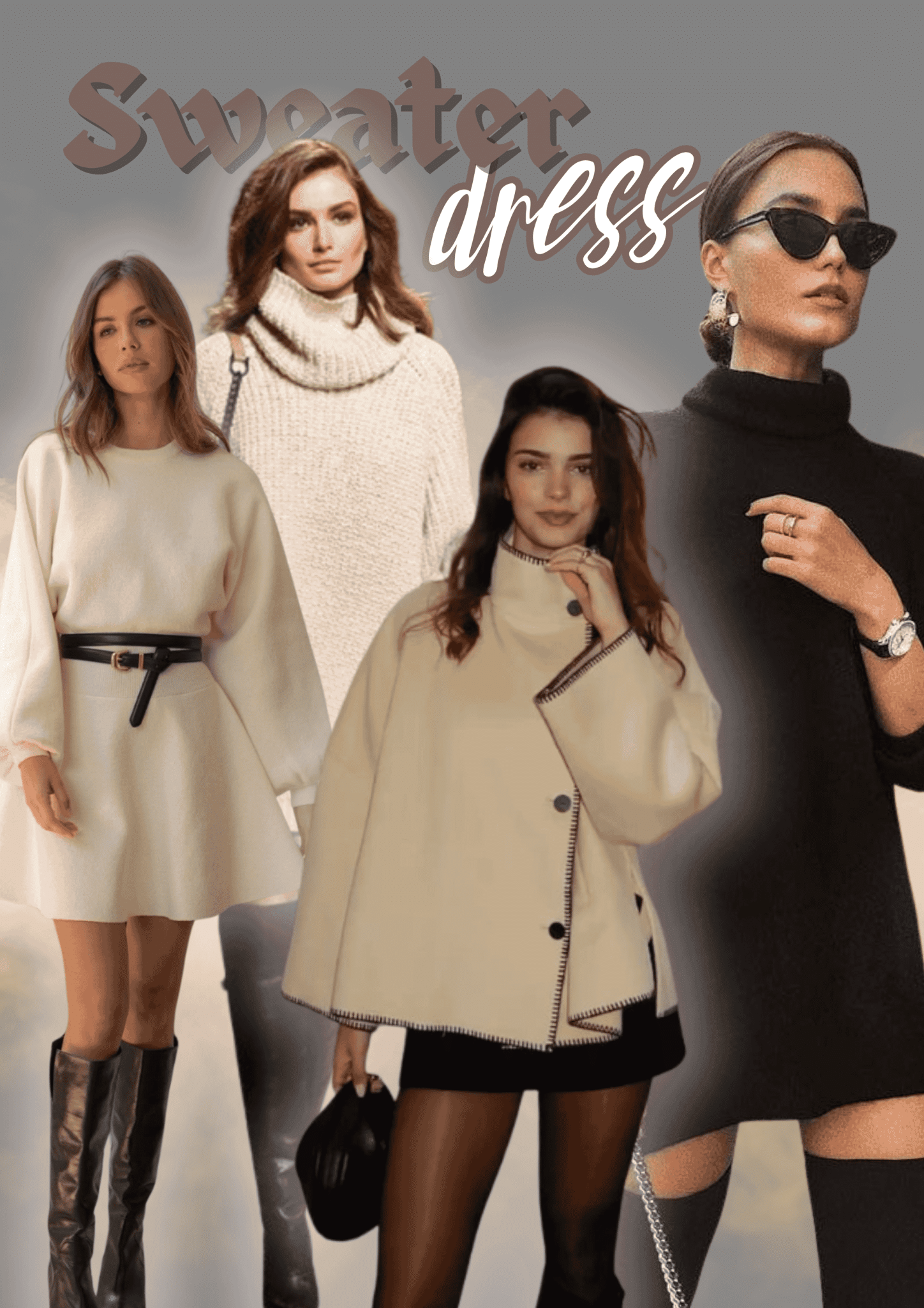 sweater dress styling tips