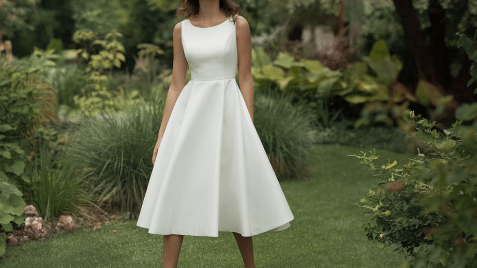 tea length dress for wedding