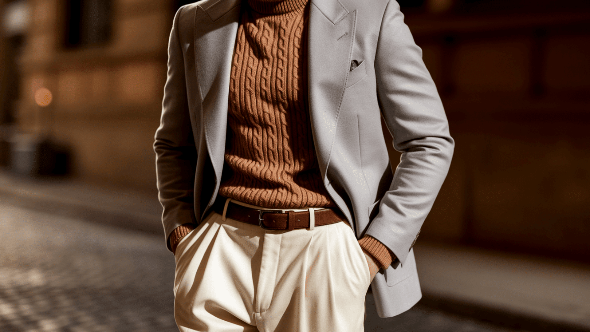 texture european outfit for men