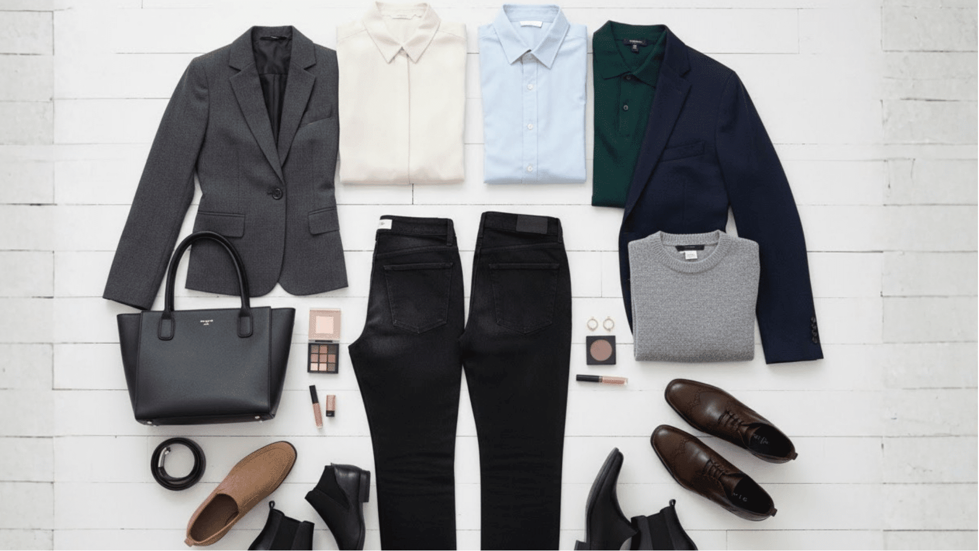 what goes with black jeans at corporate